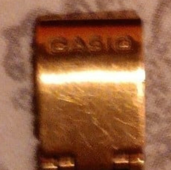 Vintage Unisex Casio Gold Digital Watch